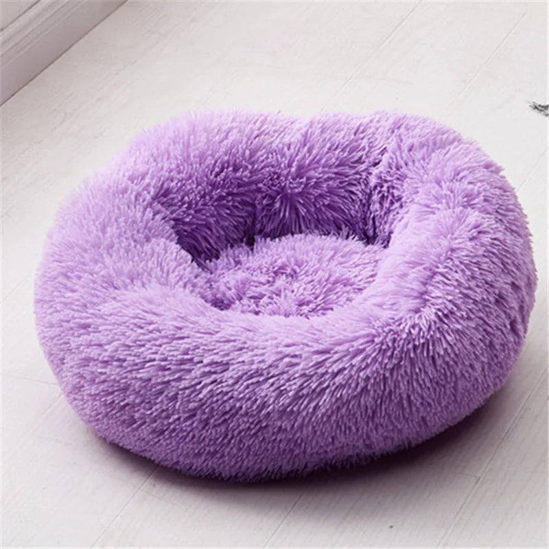 Calming Donut Bed for Dogs & Cats