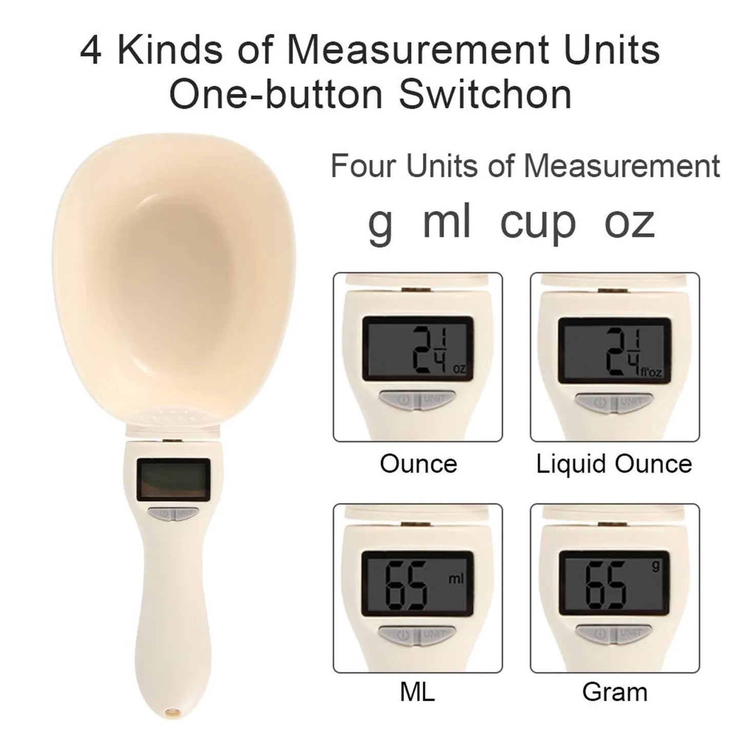 Smart Pet Food Measuring Scoop