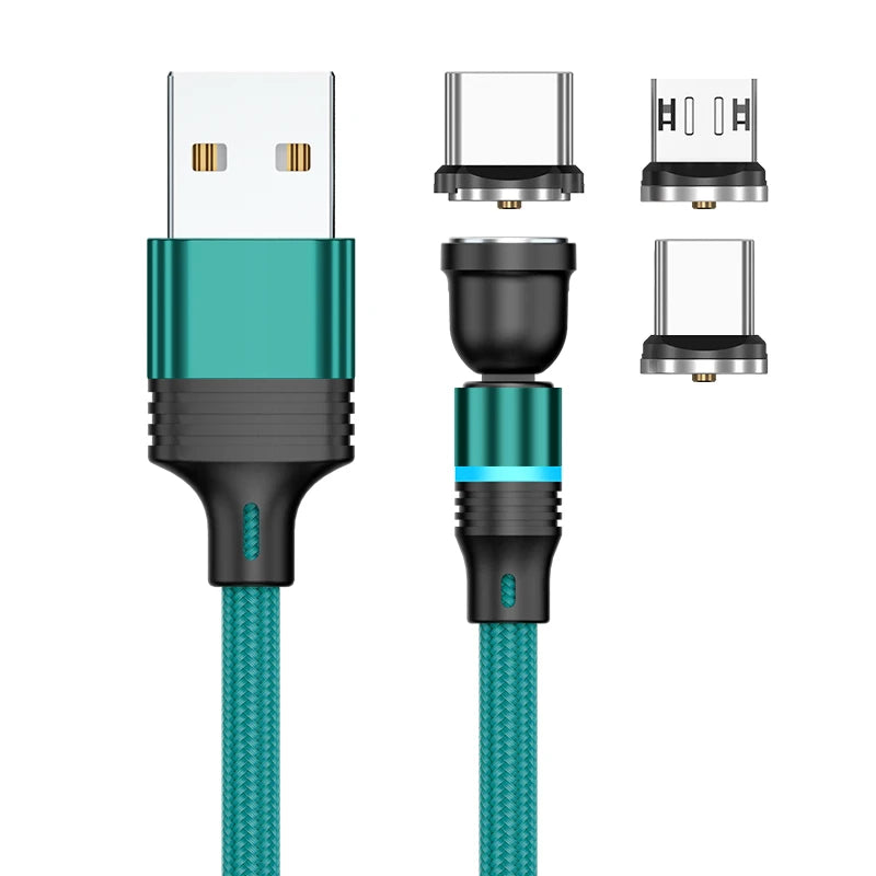 Magnetic USB Charging Cable 180° Rotate