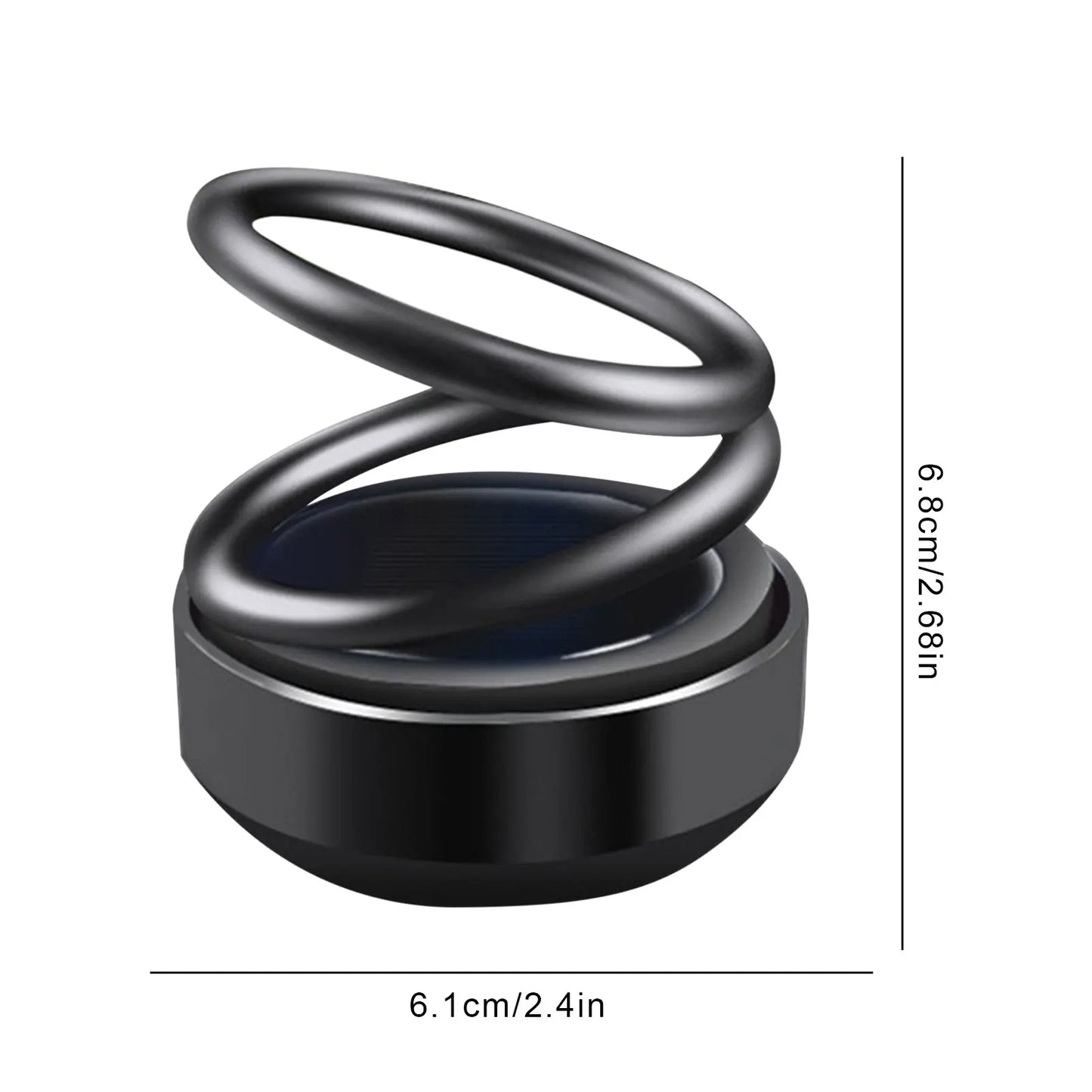 Auto Rotation Car Air Freshener – Double Ring