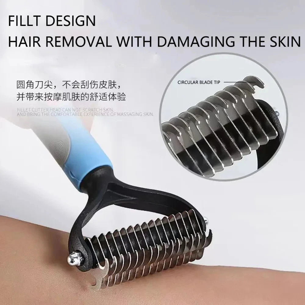Pet Fur Knot Remover Comb – Dog Grooming Tool