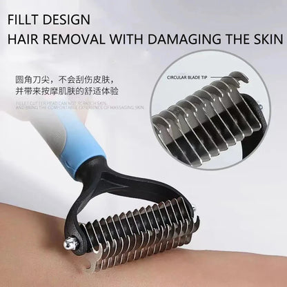 Pet Fur Knot Remover Comb – Dog Grooming Tool