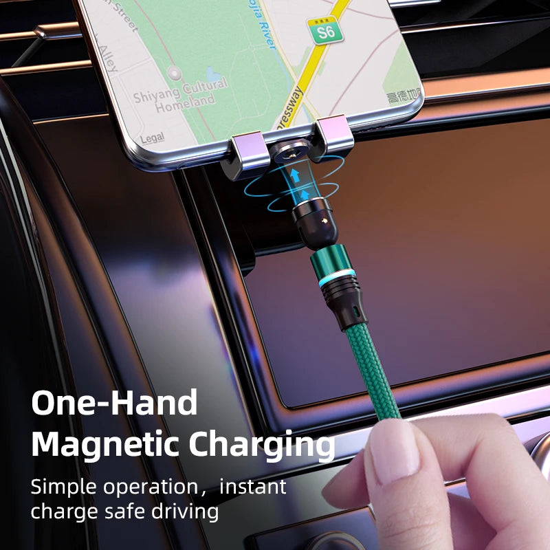 Magnetic USB Charging Cable 180° Rotate