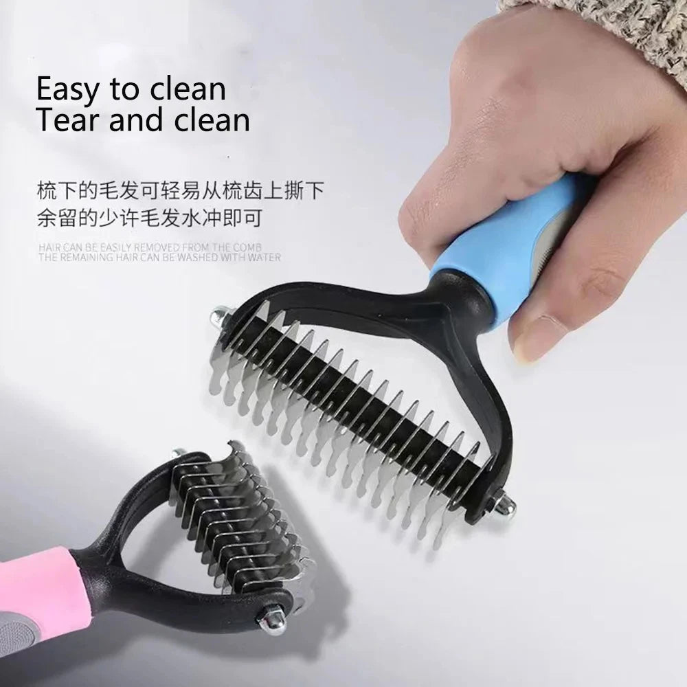 Pet Fur Knot Remover Comb – Dog Grooming Tool