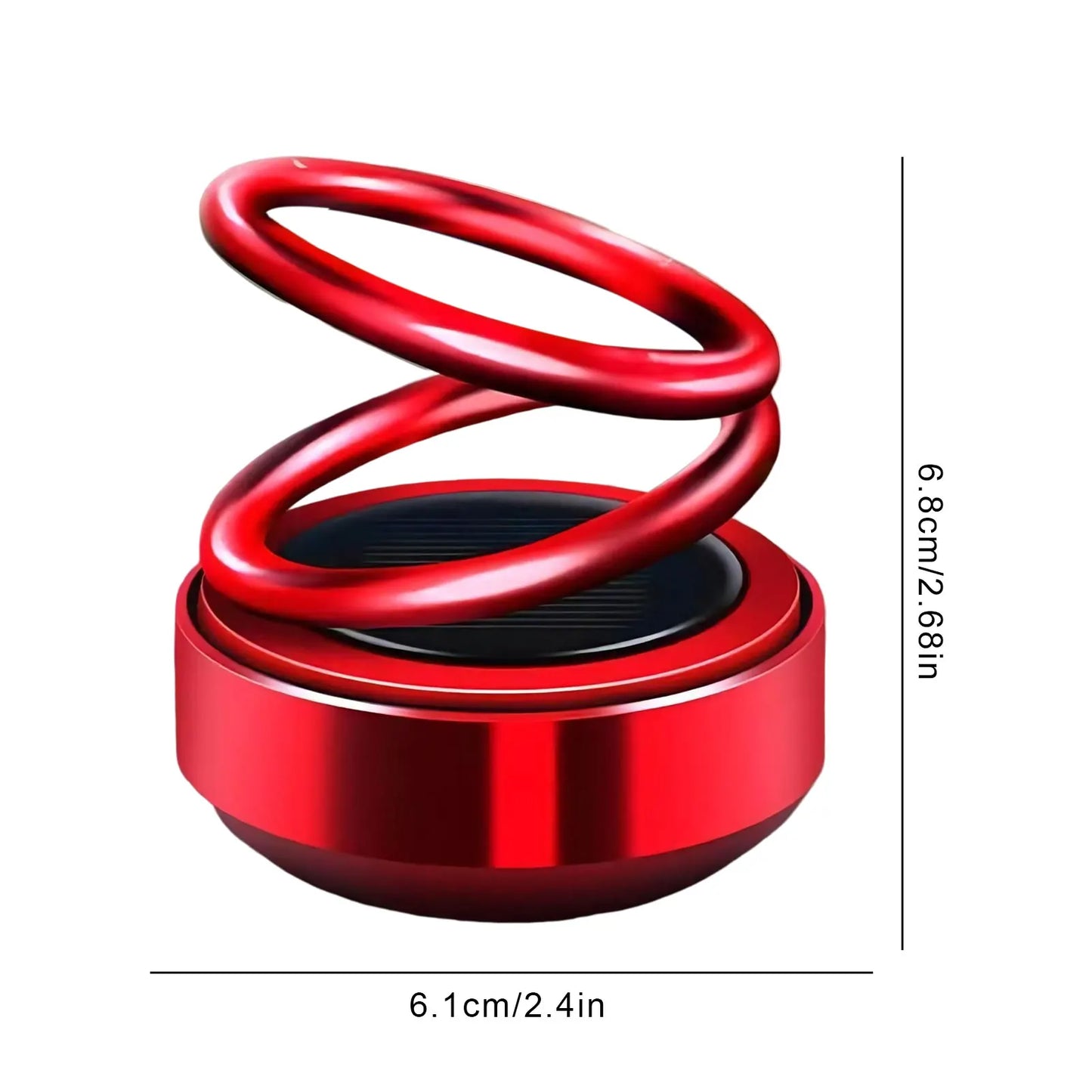 Auto Rotation Car Air Freshener – Double Ring