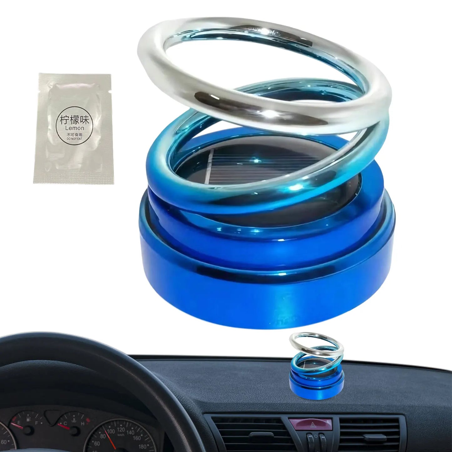 Auto Rotation Car Air Freshener – Double Ring