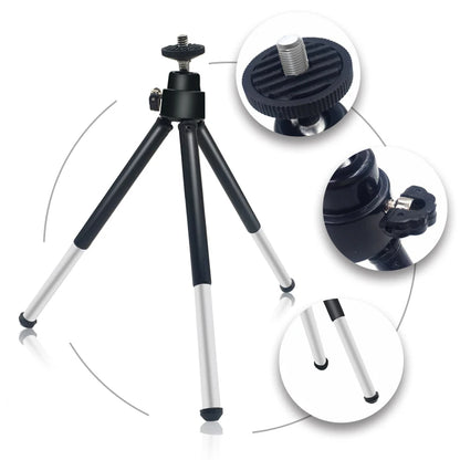 Portable 4-in-1 Selfie Stick with Tripod & LED