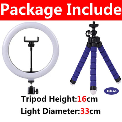 Portable 4-in-1 Selfie Stick with Tripod & LED