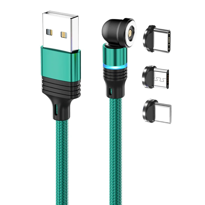 Magnetic USB Charging Cable 180° Rotate